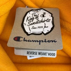 champion big c chain stitch reverse weave hoodie sweatshirt